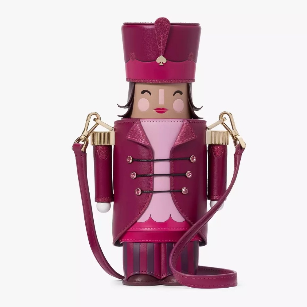 Kate Spade OH WHAT FUN 3D NUTCRACKER SHOULDER BAG NEW NWT Holiday 2024